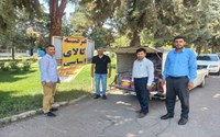توزیع برنج هندی در بین همکاران ستاد دانشگاه 